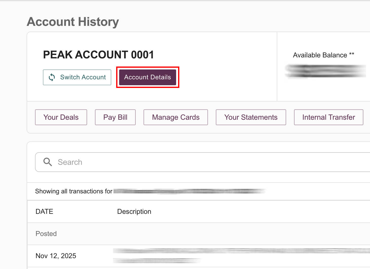 Account Routing Number Step 2